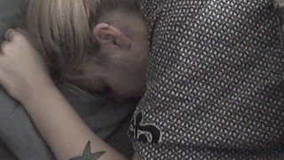 Sexy babe sleeping before getting her cunt banged with cock
