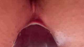 Italian amateur blonde blowing big cock