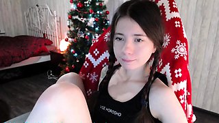 Hot amateur naked teen toys her pussy