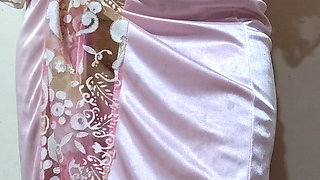 A Sentence Girl Takes off Her Underwear in Front of the Camera