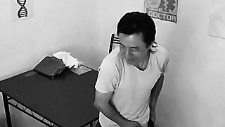 FFM Trio - Horny Old Man Has Sex in the Doctor's Office with His Busty Wife and the Curvy Doctor Joins in