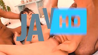 Sexy seductive JAV star Yuuki Motomiya enjoys her passionate screwing session