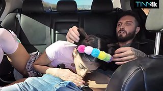 Sona bella hooks up with Big Cock on the rail home