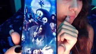 Close up teen foot worship