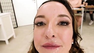 Teacher gets DAP tag team wet