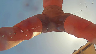 Pissing in my yoga outfit bought by a fan!