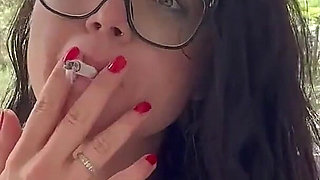 Smoking During Answering on My Onlyfans for Your Messages