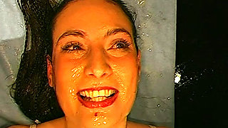 First Time with Piss and It Makes Her Horny