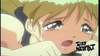 Well-shaped hentai beauty moans while being fingered and fucked doggy