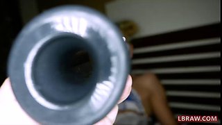 Ladyboy Belle Gets Ass Toyed And Fucked Bareback