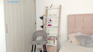 Abella shows her fake tits