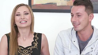 Sexy Wife Luca Bella Cuckolds Her Man