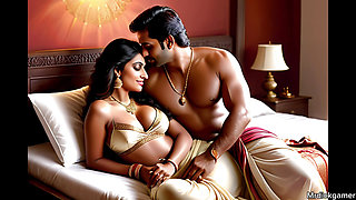 Desi housewife threesome with husband's and her best friend