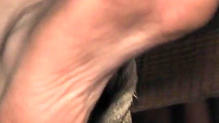 Imprisoned Witch - the Feet of a Savage Nature Girl Are Being Tortmented in Many Different Ways
