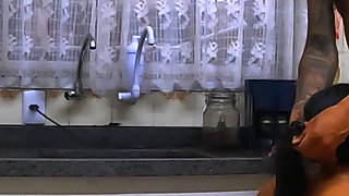 Went to the Kitchen for Water… She Got on Her Knees Instead