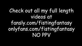 Huge Deep Fist Compilation with Redhead MILF Extreme Dildo Pussy