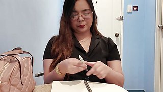 Landlady Teaches Her Tenant How to Earn Free Rent By - Sharinami JOI POV Tagalog (Eng Sub)