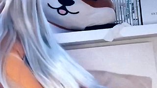 Stacked brunette goes solo toys and masturbation