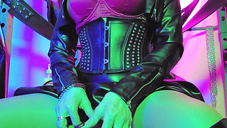 Dominatrix Eva Latex Femdom Mistress Big Dick BDSM Solo Rubber Leather Heels Hot Sexy Big Ass