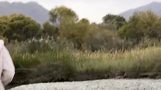 Compilation of Public Pissing in Nature While Traveling by Car! POV!