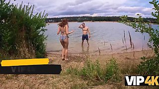 Skinny girl Olivia lets a stranger fuck her ass for cash POV