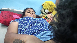 Step Son Seduce and Hard Fuck with Step Mom While His Wife Not in Home