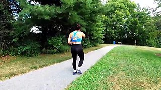 Exhibitionist Wife Sammi Starfish Flashes Her Big Ass in See-Through Leggings