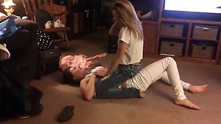 Living room wrestling