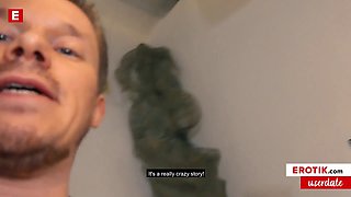 Messy brazilian Penelope Cum gets banged by her worshipper! (english)