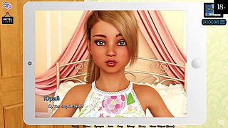 Hot brunette gets animated by the beach in sexy underwear