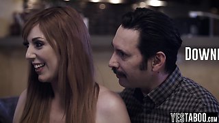 Wife couple 3some with heavy-breasted young babe