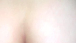 Perfect ass brunette sucing and banging POV