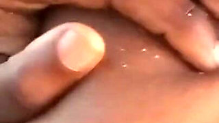 Ebony Giving Blowjob in Public