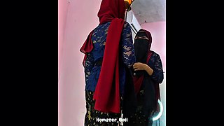 Fitting Hijab Kebaya Dress with Thai Maid