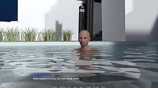 Away From Home Part 19 Redhead Hottie in the Pool by Loveskysan69
