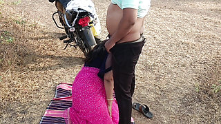 Cute Kavita Bhabhi Fuck with Boyfriend Tatya Cheating on Husband in Jungle