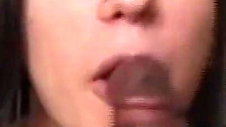 Young Busty Girl with Hairy Pussy Fucked and Cummed in Mouth by Monster Black Cock