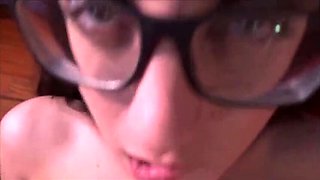Step Sister Roxanne Rae Cheats on BF with Big Cock Step Brother - Rough Threesome