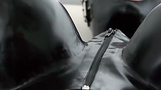 Big Boob Rubber Patient Masturbating in the Clinic