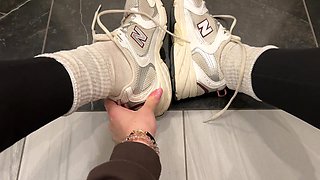 Sweaty Post-workout Feet