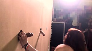 Charlie glory hole blowjob