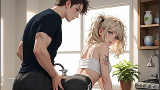 Step Sister Seduces Step Brother While Parents Are Out - Part 1