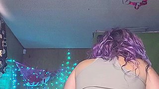 Amateur pantyhouse webcam teen strips and strokes her vagina