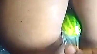 Young Girl Training Her Ass to Receive BBC