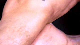 Bigass bae gives rimjob to bisex guys