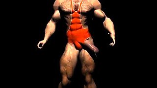 3D Muscular Male Sluts!
