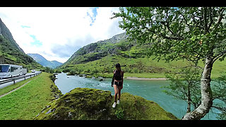 Masturbation with a Beautiful Views