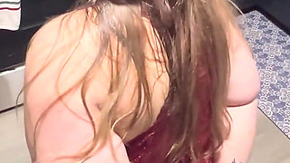 Piss on Slut in Handcuffs!!