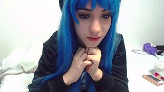 Sexy teen ebony solo toy masturbation