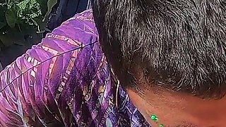 Blowjob on our terrace with some handfree sucking